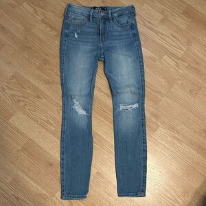 Hollister high rise super skinny
